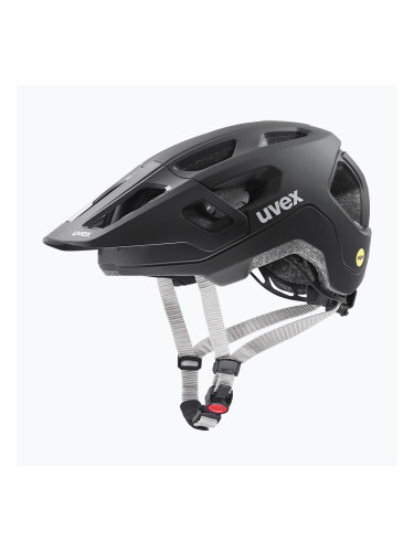 Детска велосипедна каска UVEX React MIPS Jr black matte