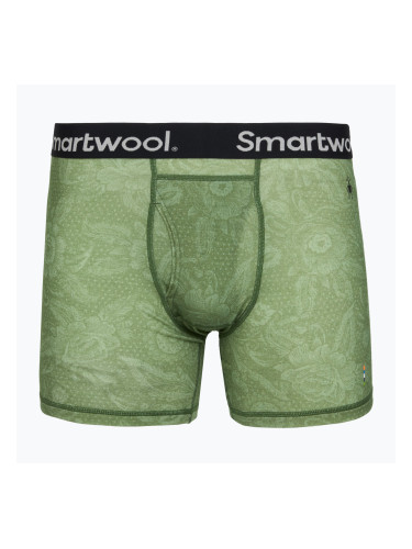 Мъжки термоактивни боксерки Smartwool Merino Print Boxer Brief Boxed frn rstc flrl