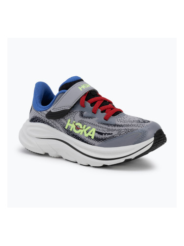 Детски обувки за бягане HOKA Clifton 10 foggy grey/black