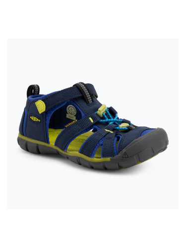 Юношески сандали KEEN Seacamp II CNX naval academy/chartreuse