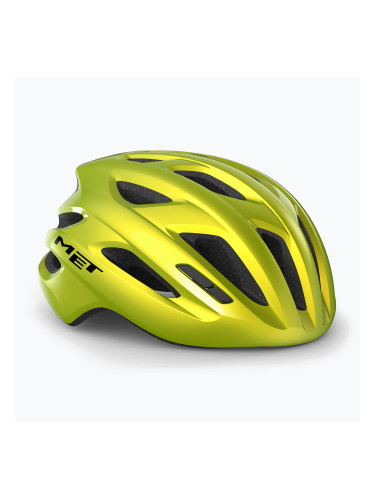 Каска за велосипед MET Idolo Mips lime yellow metallic glossy