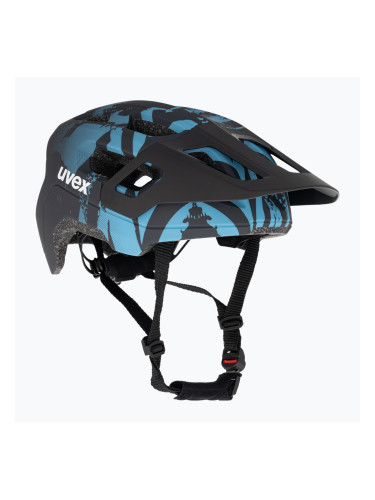 Детска каска за велосипед UVEX React MIPS Jr лазурна/дълбоко космическа матова