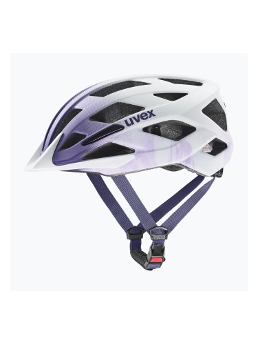 Детска велосипедна каска UVEX Air Wing 2 CC lilac/white matt