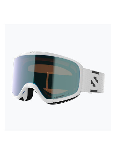 Скиорска маска Salomon Aksium 2.0 Photo white/photo mi blue