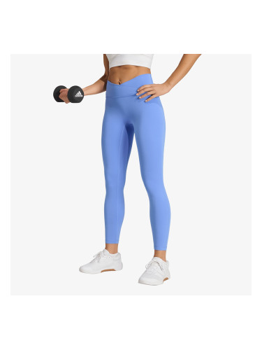 Легени adidas 3 Stripes Studio All Me 7/8 X-Over Leggings Blue Fusion L
