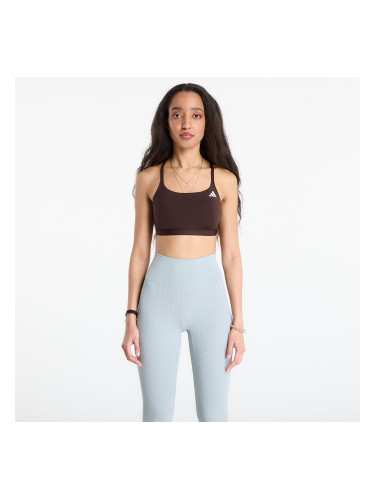 Сутиени adidas Optime Essentials Workout Light Support Bra Aurora Coffee XS