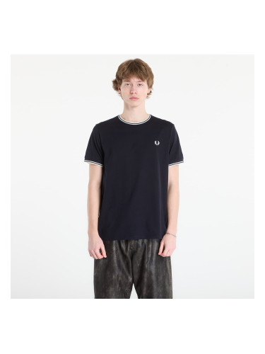 Тениска FRED PERRY Twin Tipped T-Shirt Navy L