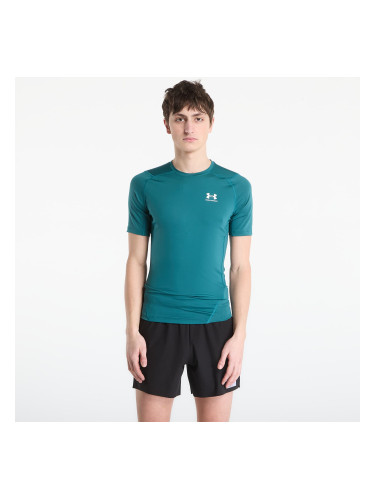 Тениска Under Armour HG Armour Comp SS Tee Green XL