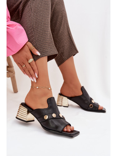 Кожени сандали с декоративна каишка S. BARSKI
