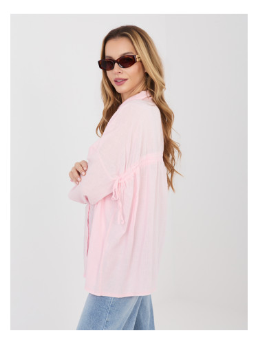 Светло розова дамска риза