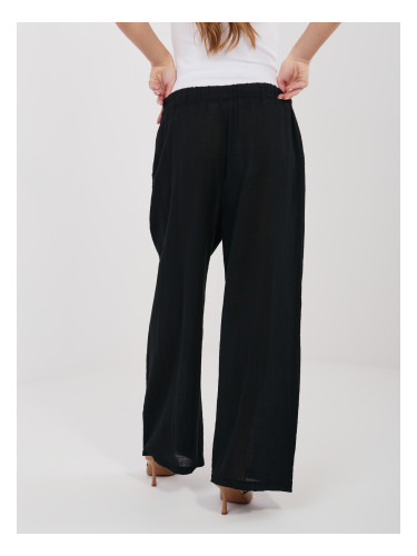 Черни широки летни панталони