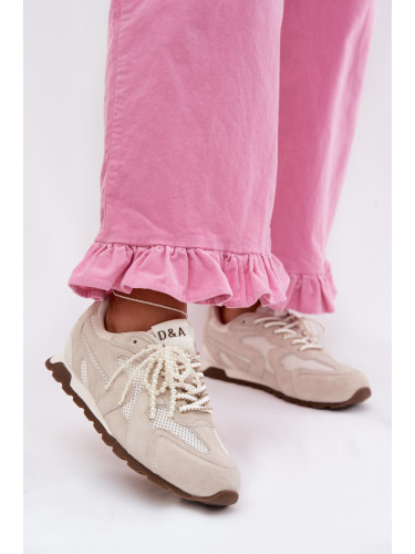 Дамски велурени маратонки D&A