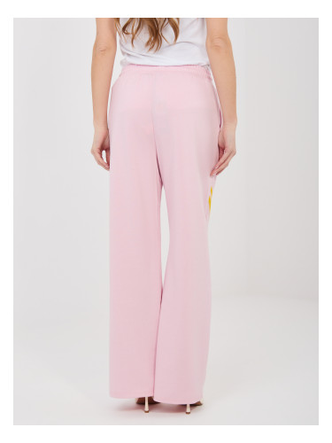 Светлорозови спортни панталони RUE PARIS