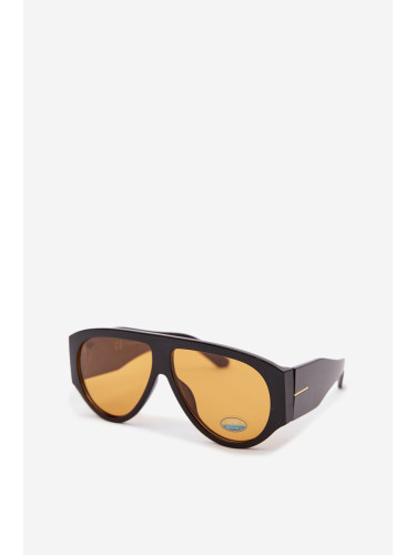 Дамски слънчеви очила Boto, черно-оранжеви