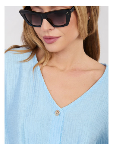 Светлосиня блуза за лятото