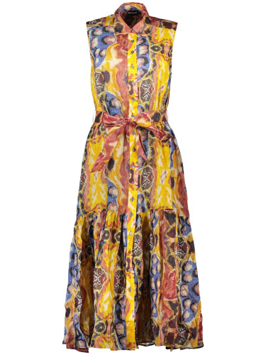 Дамска дълга жълта рокля Desigual