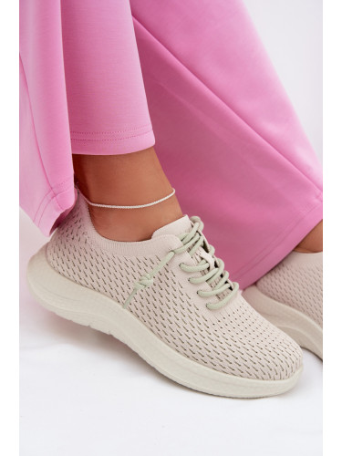 Дамски спортни обувки Бежов Carmivelle