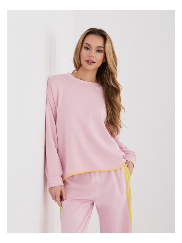 Пастелно розов комплект с райета