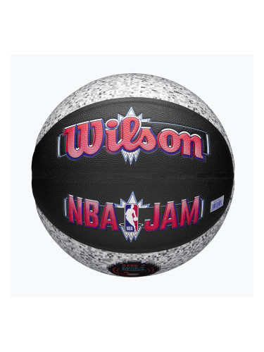 Wilson NBA Jam Вътрешен баскетбол на открито черен/сив размер 7