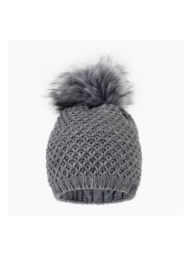 Зимна шапка за жени 4F сива H4Z22-CAD014