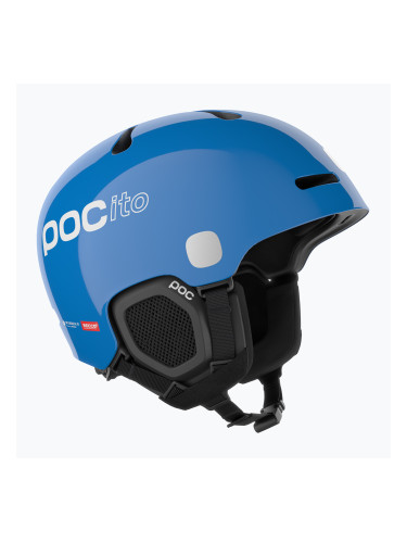 Детска скиорска каска POC POCito Fornix MIPS fluorescent blue
