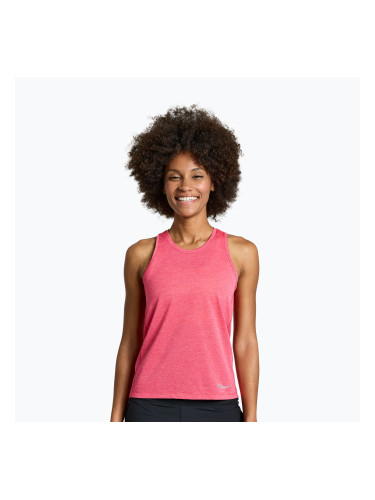 Дамска тениска за бягане Saucony Stopwatch Singlet pink SAW800369-ROH