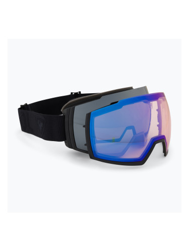 Скиорски очила Rossignol Magne'lens black/silver miror/blue miror