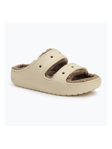 Джапанки Crocs Classic Cozzzy Sandal bone/mushroom