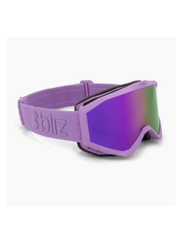 Детски скиорски очила Bliz Liner Jr matte purple/brown/purple multi