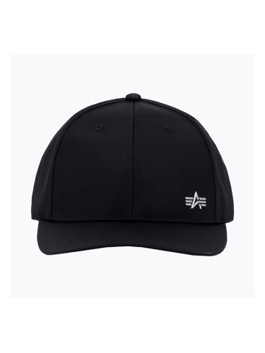 Alpha Industries Metal Label rep черна/метална бейзболна шапка