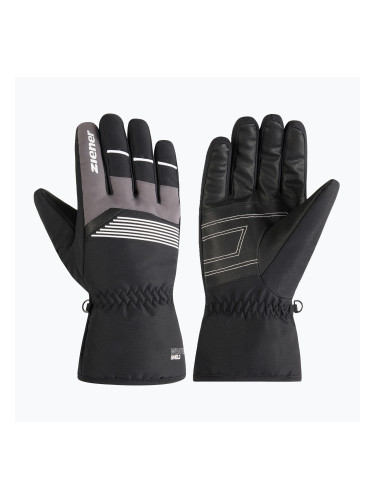 Мъжки скиорски ръкавици ZIENER Gevin Z black/white