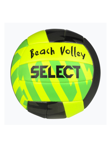 Волейболна топка SELECT Beach Volleyball v24 yellow/black размер 5
