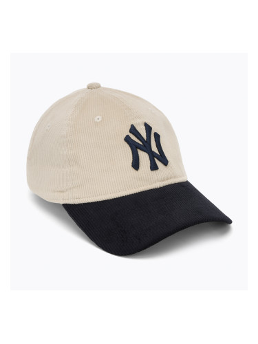 New Era Block Cord 9Twenty New York Yankees бейзболна шапка светло бежова