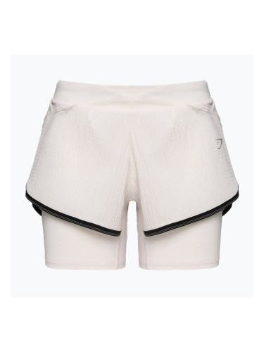 Дамски шорти за тренировка Gymshark Speed white