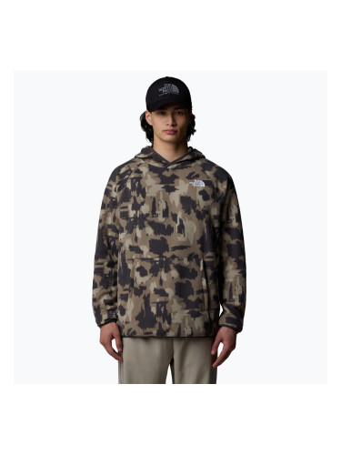 Мъжки суитшърт The North Face Mountain Athletics Fleece Print cavern grey painted mou