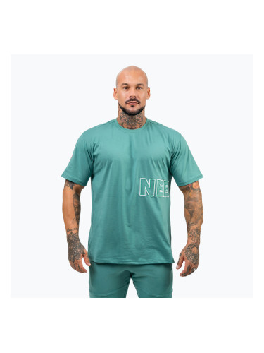 Мъжка тениска NEBBIA Dedication green