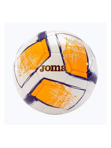 Joma Dali II футбол бяло/флуорово оранжево/лилаво размер 5