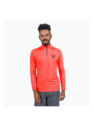Мъжки скиорски суитшърт Rossignol New Hero Classique Hz neon red