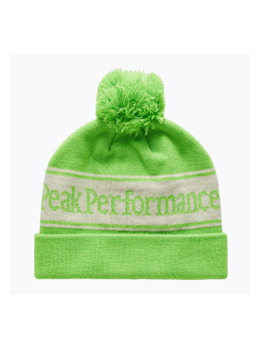 Зимна шапка Peak Performance Pow stand out green