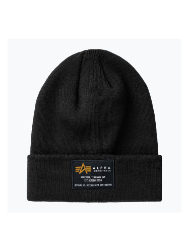 Шапка Alpha Industries Crew black