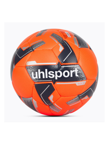 Футболна топка uhlsport 290 Ultra Lite Addglue fluo orange/marine/silber размер 3