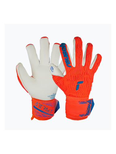 Вратарска ръкавица Reusch Attrakt Gold X Freegel hyper orange/electric blue