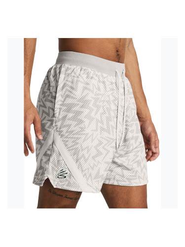 Under Armour Curry Mesh Short мъжки баскетболни шорти white clay/mod gray