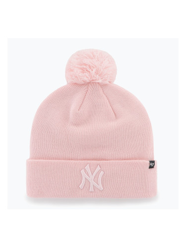 Зимна шапка 47 Brand MLB New York Yankees Breakaway pink 