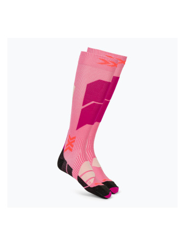 Скиорски чорапи X-Socks Ski Perform Otc light pink/light sand