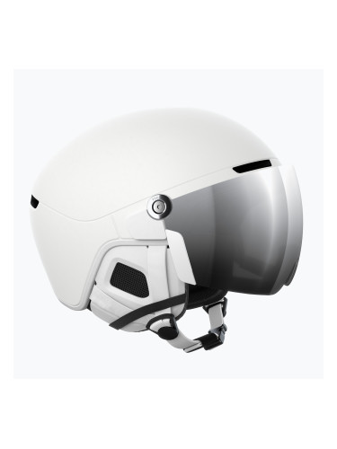 Скиорска каска POC Obex Visor hydrogen white matt/clarity u/partly sunny/silver