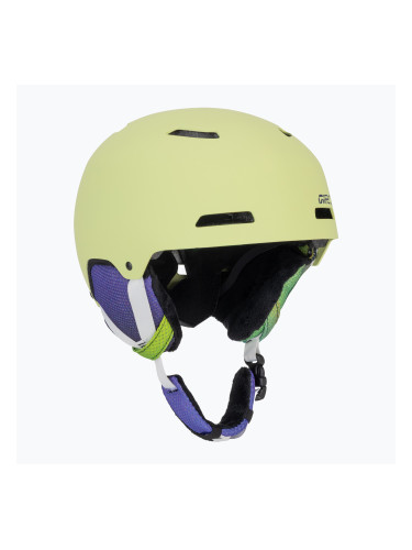 Детска скиорска каска Giro Crue matte fluorescent green