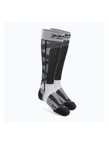 Дамски ски чорапи X-Socks Ski Rider 4.0 grey melange/opal black