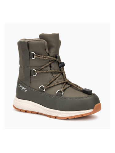 Детски ботуши за сняг Viking Footwear Equip Warm Waterproof SL olive