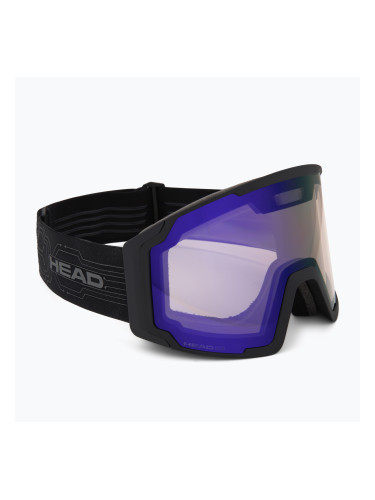 Скиорска маска UVEX Victorious FM black matt/mirror ruby